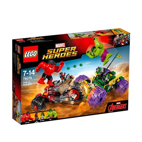 Lego Super Heroes 76078 Hulk Contra Hulk Vermelho - Lego
