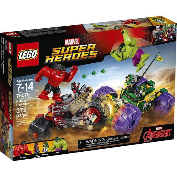 LEGO Super Heroes - 76078 - Hulk Contra Hulk Vermelho