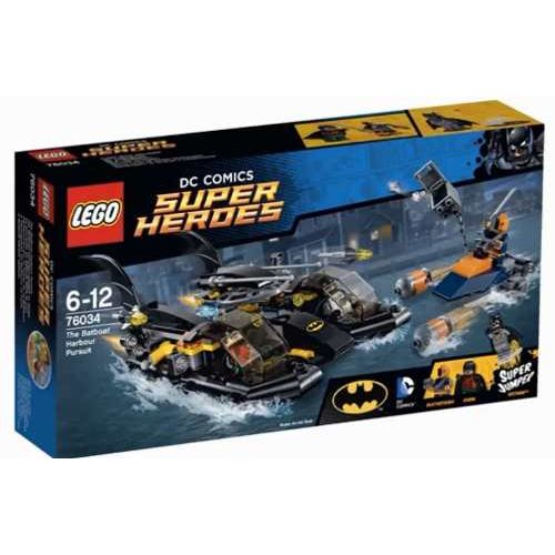 Lego Super Heroes a Perseguição de Batbarco no Porto - 76034