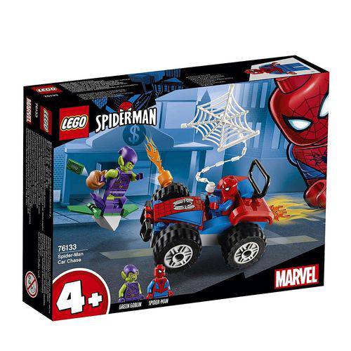 Tudo sobre 'Lego Super Heroes - a Perseguição de Carro de Spider-man 76133'