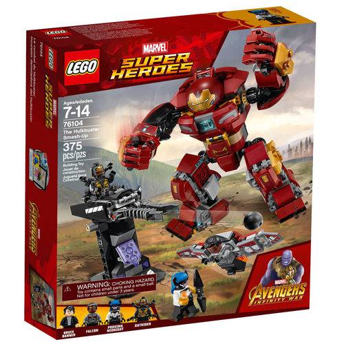 Lego Super Heroes - Disney - Marvel - Vingadores - Guerra Infinita - Ataque Destruidor Hulkbuster