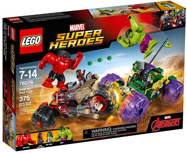 Lego Super Heroes Hulk Contra Hulk Vermelho 76078