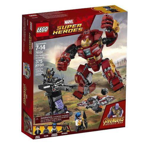 LEGO Super Heroes Marvel - 76104 - o Ataque Destruidor de Hulkbuster