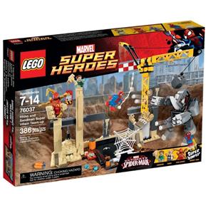 LEGO Super Heroes - Rhino e o Super Vilão Sandman Juntam Forças 76037