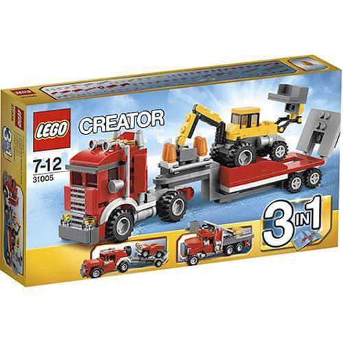 Tudo sobre 'Lego Transportador de Maquinas de Construcao 31005'