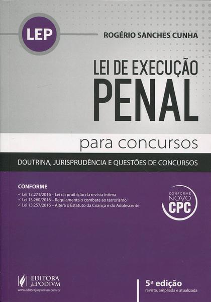 Lei de Execução Penal para Concursos - Juspodivm
