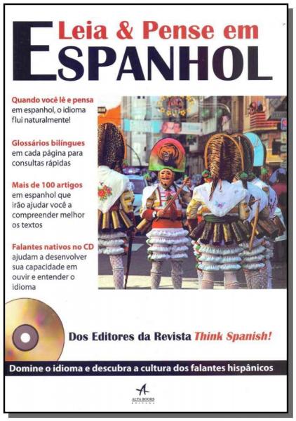 Leia e Pense em Espanhol - com CD - Alta Books