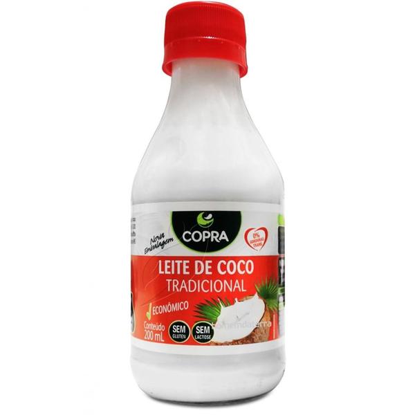 Leite de Coco 200ml-tradicional-9% - Copra (33465)