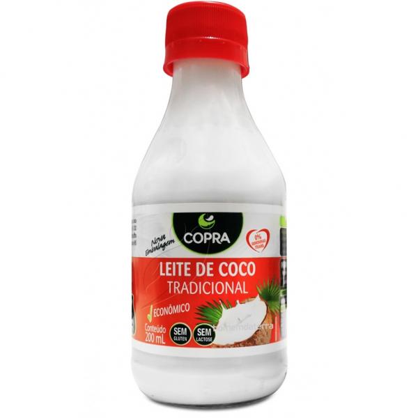 Leite de Coco 200ml-tradicional-9% - Copra