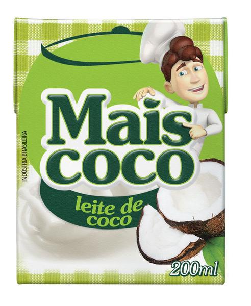 Leite de Coco Mais Coco 200 Ml Tp