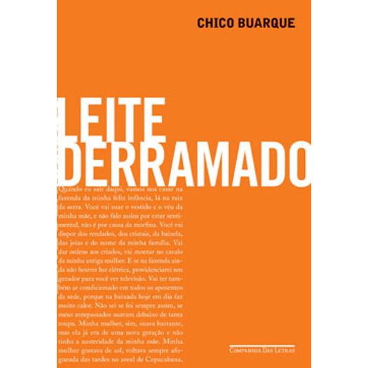 Leite Derramado - Cia das Letras