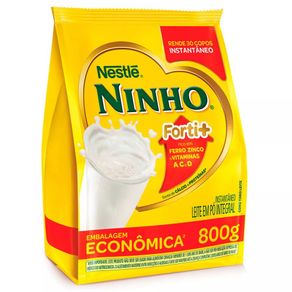 Leite em Pó Integral Instantâneo Nestlé Ninho 800g