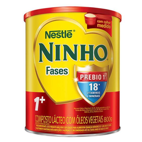 Leite Ninho Fases 1+ 800g - Nestle