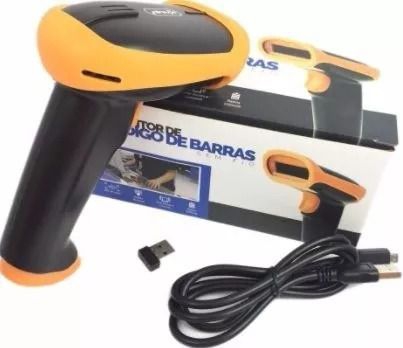 Leitor Código de Barras Wireless Sem Fio Knup KP-1018