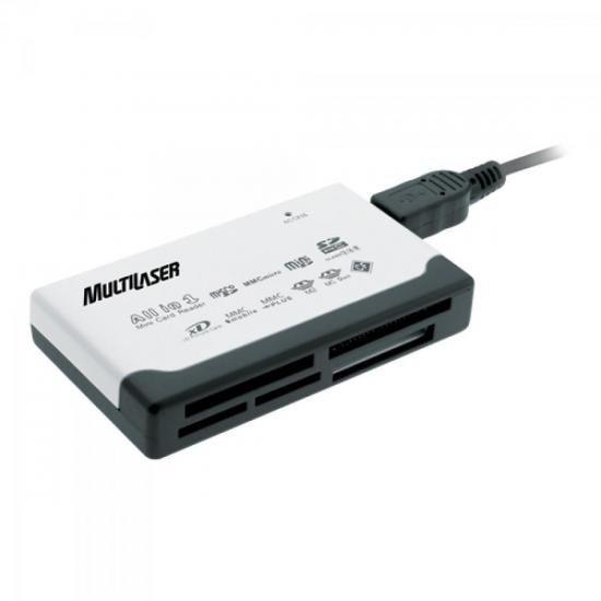 Leitor de Cartao de Memoria USB 46 em 1 AC076 Multilaser