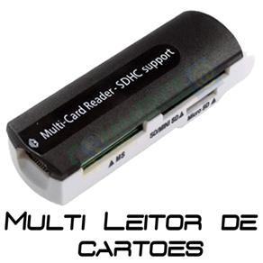 Leitor de Cartão Multi-Card Reader SDHC Support USB 2.0/1.1 - D-30