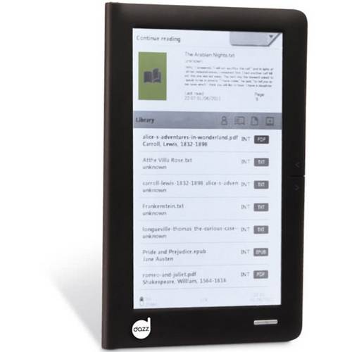 Tudo sobre 'Leitor de Livro Digital E-Reader 7 4 Gb 6515-9 Dazz'