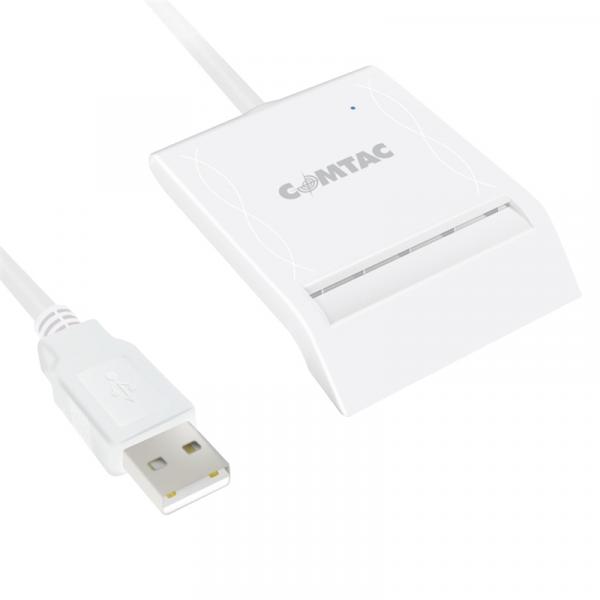 Leitor e Gravador de Cartão SmartCard USB 2.0 COMTAC - Comtac