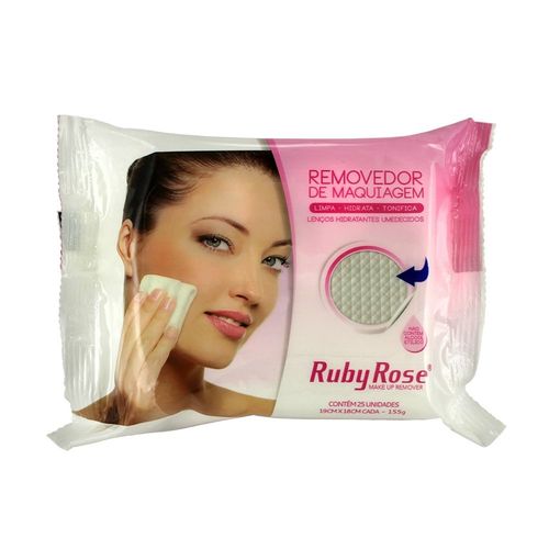 Lenço Removedor de Maquiagem Ruby Rose