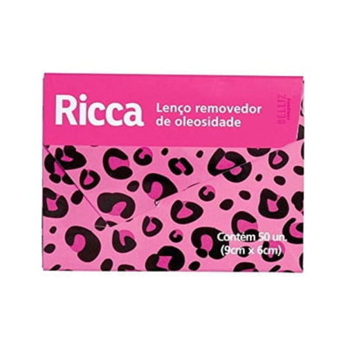 Lenço Removedor de Oleosidade Ricca - 50 Unidades
