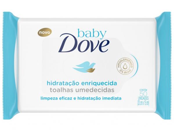Tudo sobre 'Lenço Umedecido Dove Baby - Hidratação Enriquecida 50 Unidades Cada 4 Pacotes'