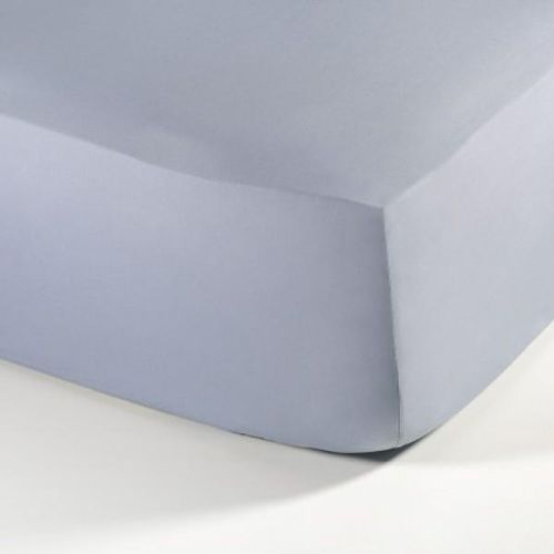 Lençol Casal Percal Confort Basic com Elástico - 1,4mx1,9m - Azul - Buddemeyer