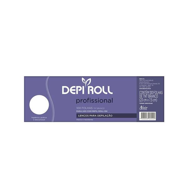 Lenços para Depilação 100 Unidade - Depi Roll