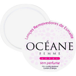 Lenços Removedores de Esmalte Oceane Sem Perfume 25 Unidades