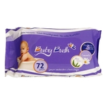 Lenços Umedecidos 72 Unidades - Baby Bath