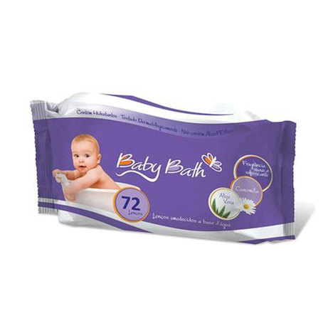 Lenços Umedecidos - 72 Unidades - Premium - Baby Bath