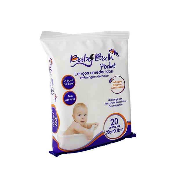 Lencos Umedecidos Baby Bath Pocket BRASBABY
