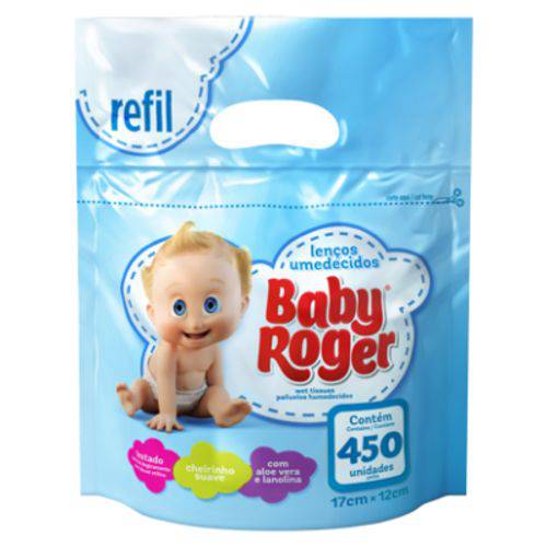 Tudo sobre 'Lenços Umedecidos Baby Roger Refil 450'
