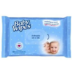 Lenços Umedecidos Baby-Wipes Flow 60 Unidades - Baby Wipes