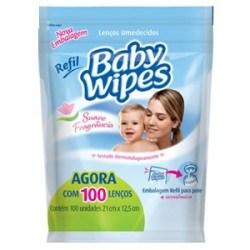 Lenços Umedecidos Baby-Wipes Refil 100 Unidades - Baby Wipes