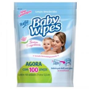 Lenços Umedecidos Baby-Wipes Refil 100 Unidades