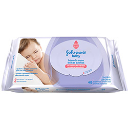 Lenços Umedecidos Hora do Sono com 48 Unidades - Johnson's Baby