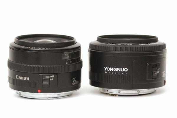 Lente 35mm YN Canon - Yongnuo