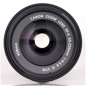 Lente Canon EF-S 55-250mm F/4-5.6 IS STM