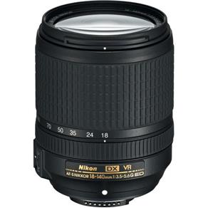 Lente Nikon 18-140Mm Ed Vr F/3.5-5.6G Ed Vr Af-S Dx Nikkor Autofoco