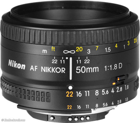 Lente Nikon 50Mm F/1.8D Af Nikkor