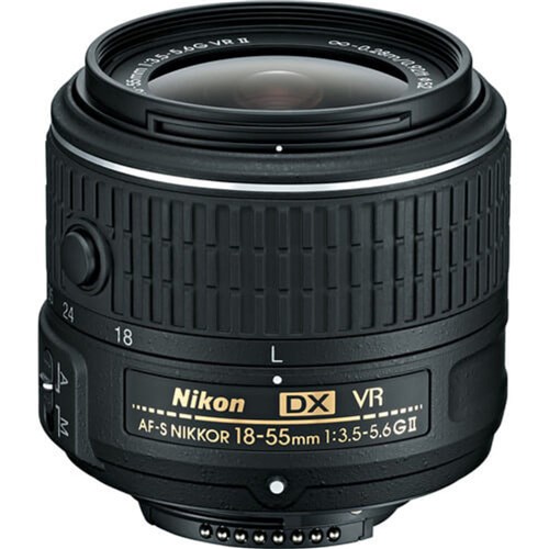 Lente Nikon Af-S Dx Nikkor 18-55Mm F/3.5-5.6G Vr Ii Autofocos