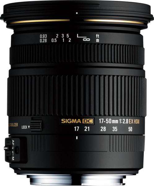 Lente Sigma 17-50mm F/2.8 AF EX DC OS HSM para Nikon APS-C