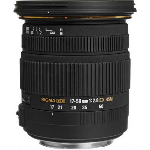 Lente Sigma 17-50mm F/2.8 Ex Dc os Hsm para Canon com Sensor Aps-C e Estabilização Ótica