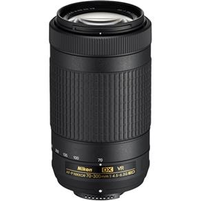 Lente Teleobjetiva Nikon 70-300mm AF-P DX F/4.5-6.3G ED VR