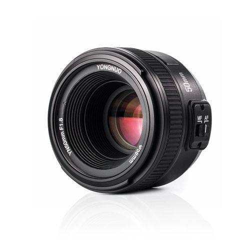 Lente Yongnuo para Camera Canon EF YN-50mm F/1.8