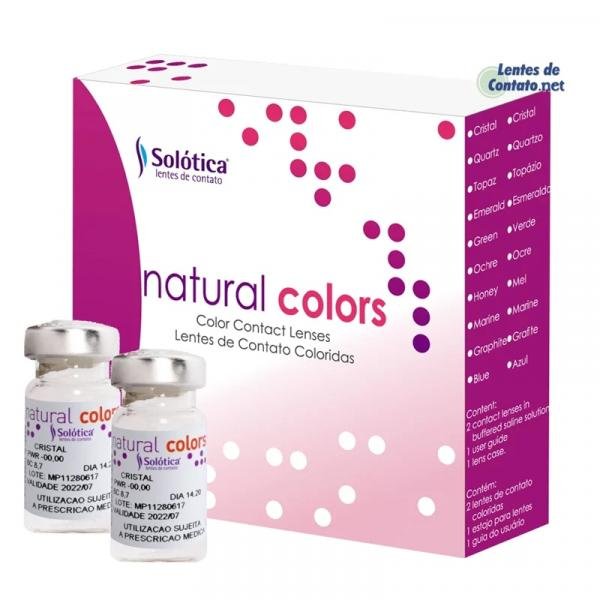 Lentes de Contato Coloridas Natural Colors Sem Grau - Solótica