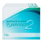 Lentes de Contato Purevision 2 Bausch Lomb Grau: -1,50