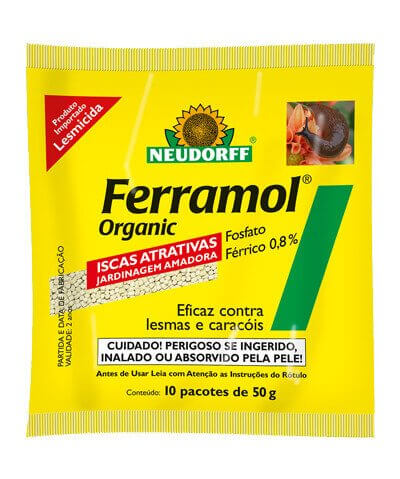 Lesmicida Natural Ferramol 500g (10un X 50g) - Neudorff