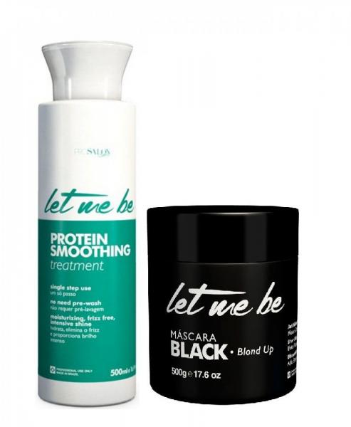 Tudo sobre 'Let me Be Escova Progressiva 500ml e Mascara Matizadora Black 500g - Let me Be - Pro Salon'