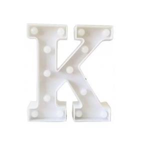 Letra Led 3D Luminária Decorativa – K